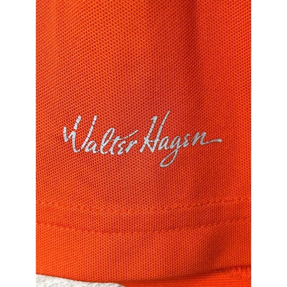 Walter Hagen Orange Golf Polo Shirt Preppy size Large - Picture 9 of 10